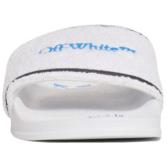 Off-White Embroidered Towel Slides Size EUR 41 Men 7.5, Women 9 NEW IN BOX - Picture 3 of 5